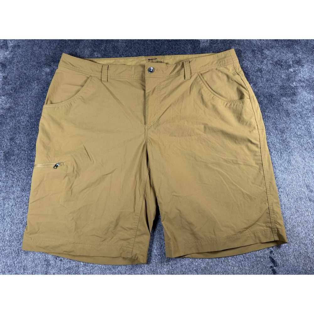 Marmot Men's size 40 Nylon Utility Shorts Zipper Pockets Lightweight Outdoor‎